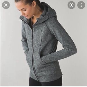 Grey lululemon Scuba Hoodie size 4
